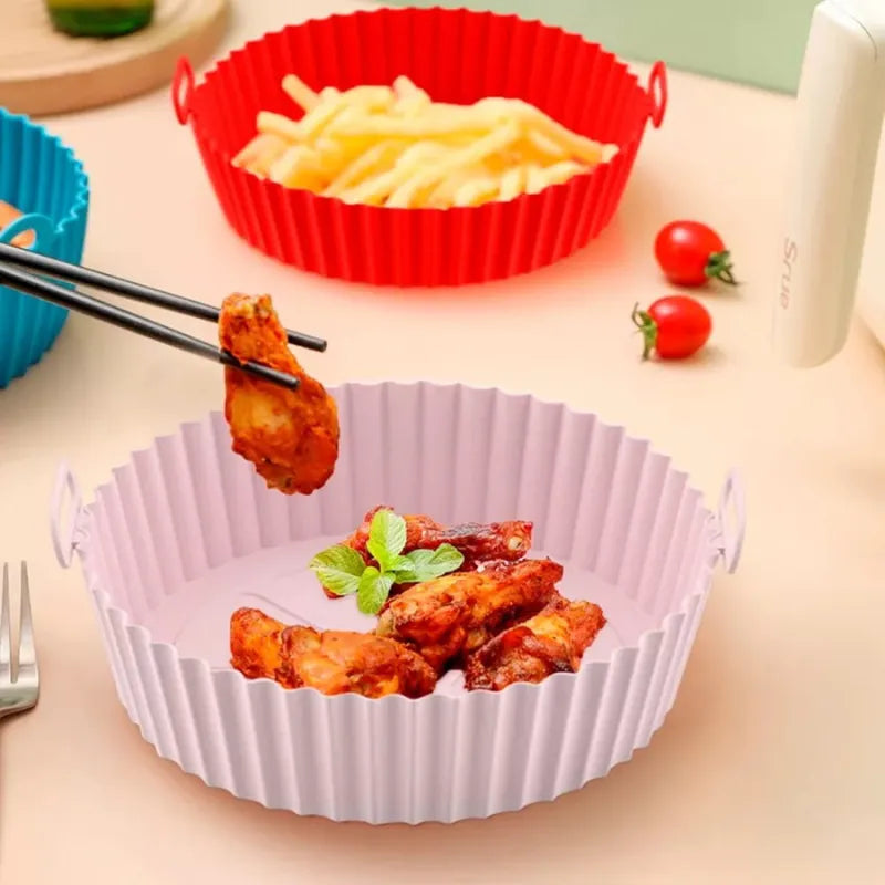Cook Fryer™ - Kit 6 Formas de Silicone para Cozinhar