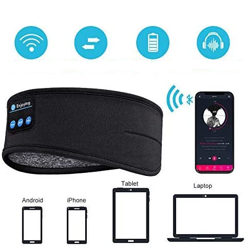 Máscara Para Dormir com Fone Bluetooth