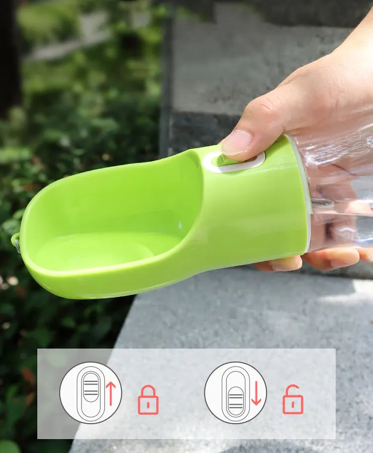 Pet Bottle™ - Garrafa de Água Para Animais de Estimação Com Compartimento Para Comida - Minha loja